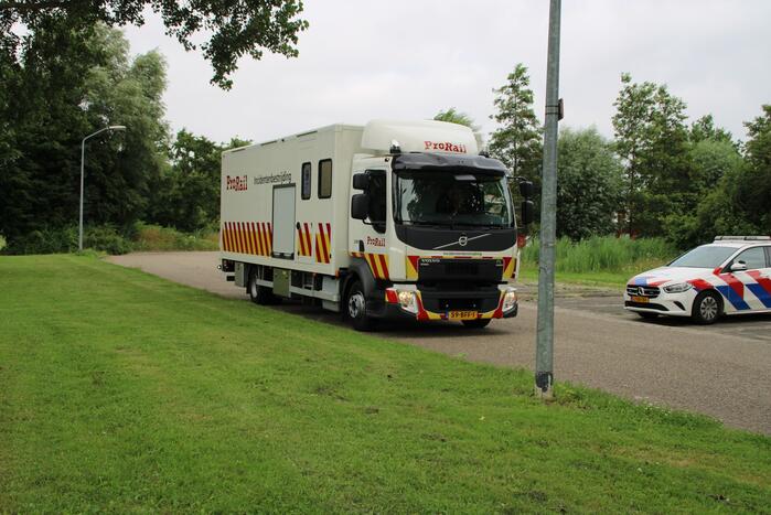 Geen treinverkeer door aanrijding op spoor