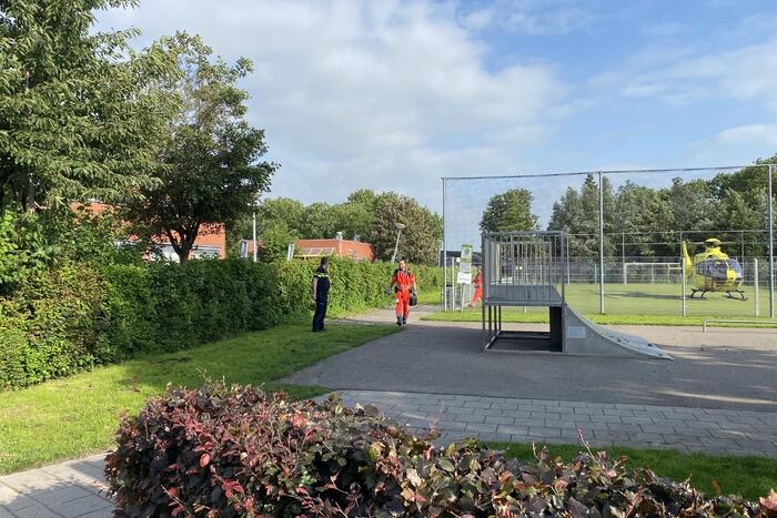Traumahelikopter ingezet voor incident tijdens bruiloft
