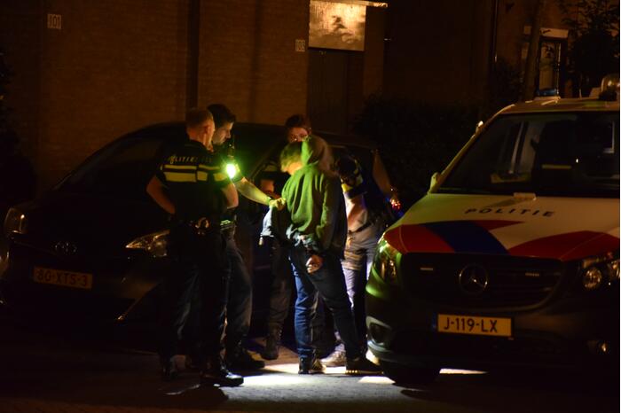 Persoon aangehouden na verdachte situatie