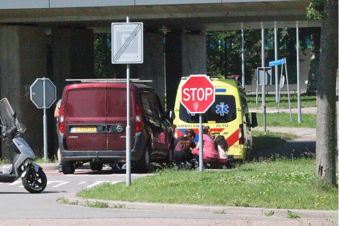 Fietser aangereden tijdens het oversteken