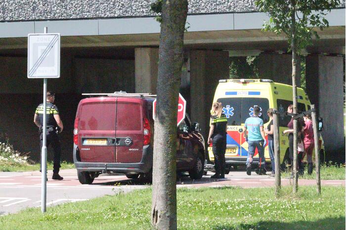 Fietser aangereden tijdens het oversteken