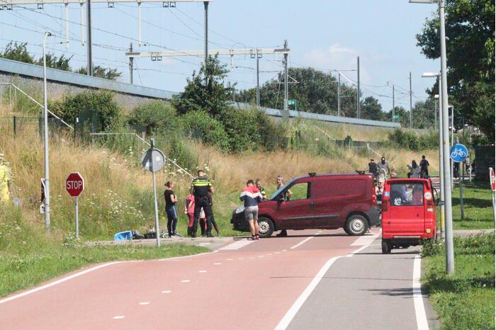 Fietser aangereden tijdens het oversteken