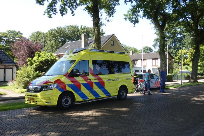 Fietser gewond bij verkeersongeval
