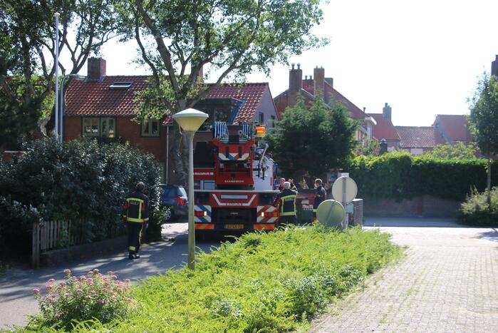Meeuw gered door brandweer