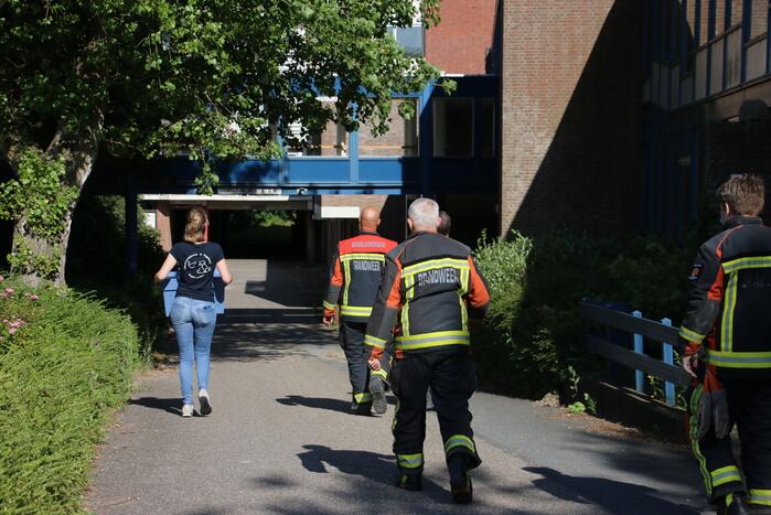 Meeuw gered door brandweer