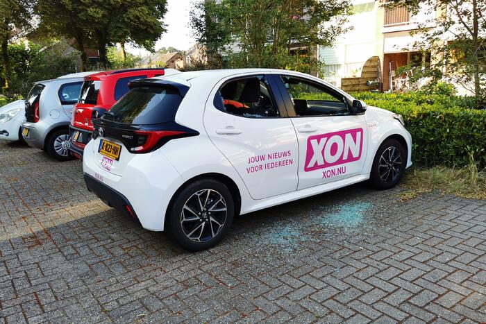 Persoon aangehouden door vernieling