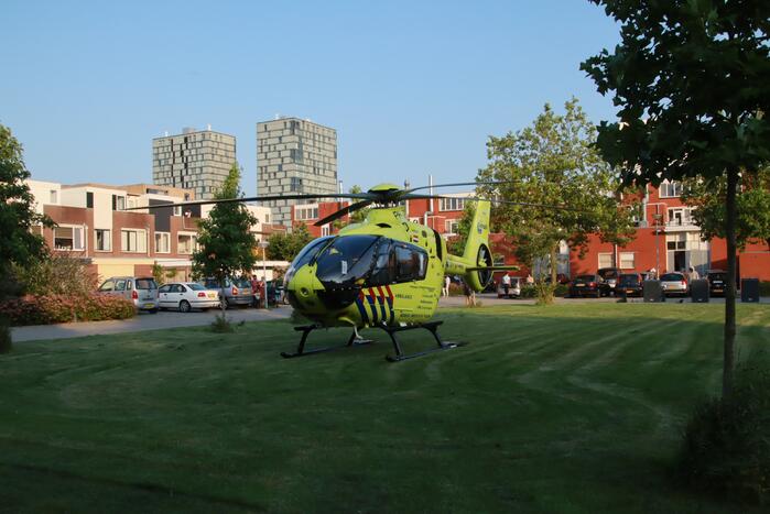Traumahelikopter voor ernstig incident