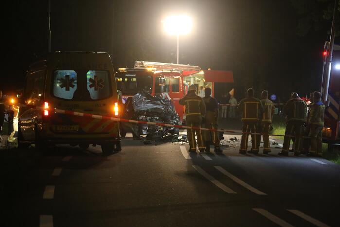 Motorrijder overleden bij zeer ernstig ongeval