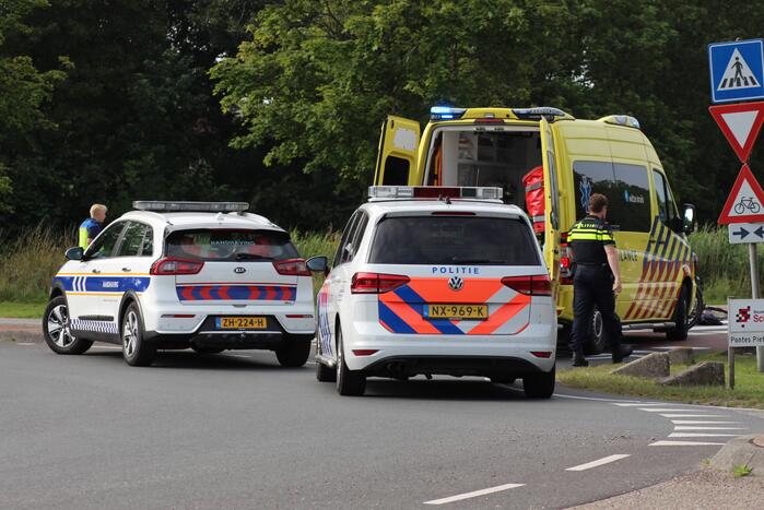 E-biker gewond na ongeluk op oversteekplaats