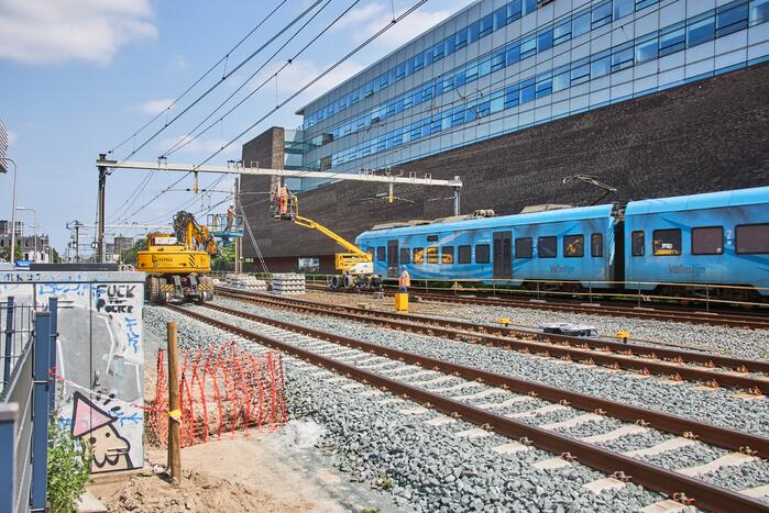 Werkzaamheden spoor NS-station Amersfoort Centraal van start gegaan