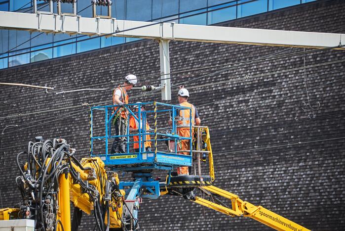 Werkzaamheden spoor NS-station Amersfoort Centraal van start gegaan