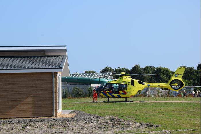 Traumahelikopter landt voor medisch incident op Camping De Duinhoeve