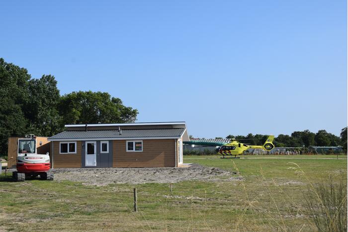 Traumahelikopter landt voor medisch incident op Camping De Duinhoeve