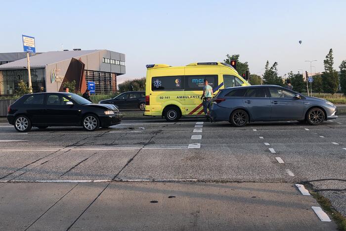 Schade bij kop-staart botsing