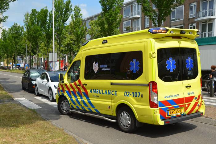 Kop-staart botsing bij oversteekplaats in Potmargezone