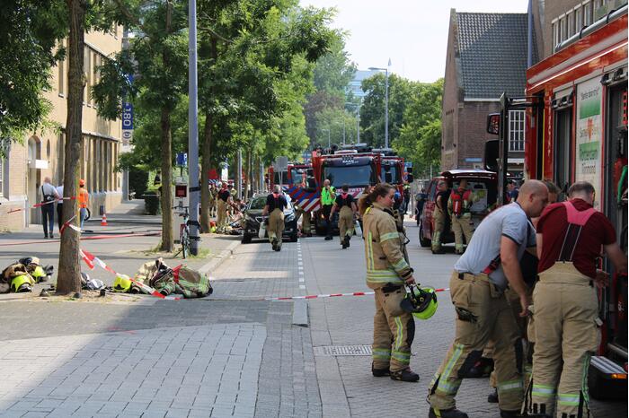 Oogziekenhuis ontruimd na zeer grote brand