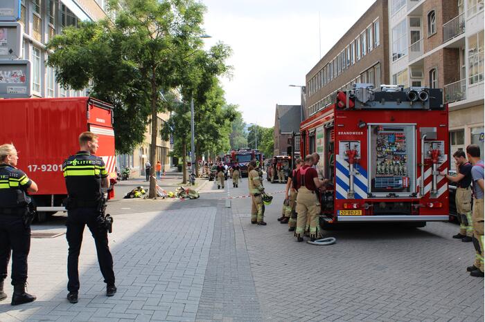 Oogziekenhuis ontruimd na zeer grote brand