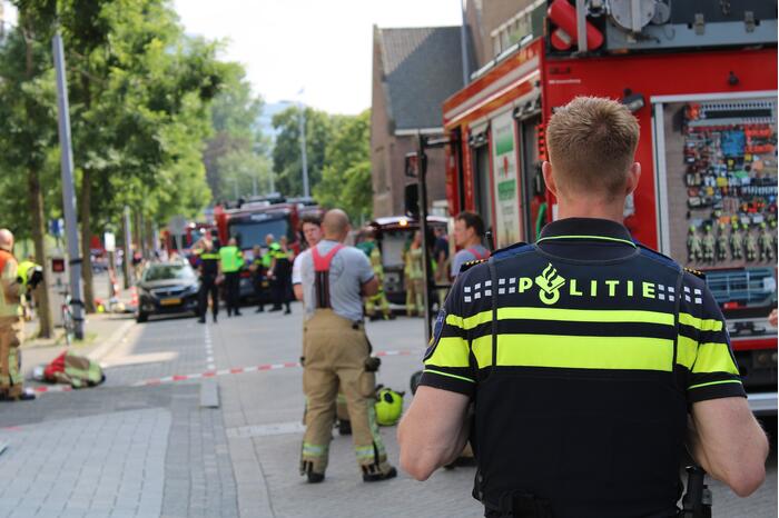 Oogziekenhuis ontruimd na zeer grote brand