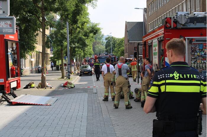 Oogziekenhuis ontruimd na zeer grote brand