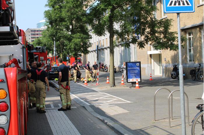 Oogziekenhuis ontruimd na zeer grote brand