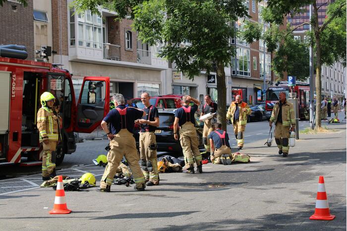 Oogziekenhuis ontruimd na zeer grote brand