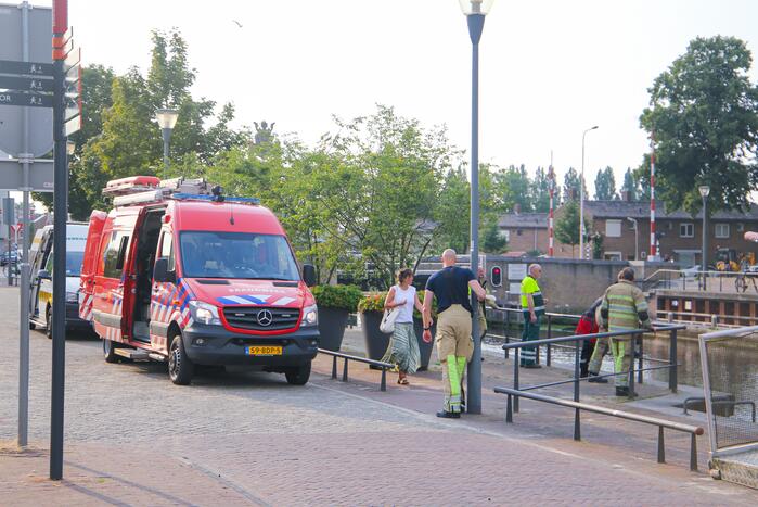 Baby meeuw komt in problemen