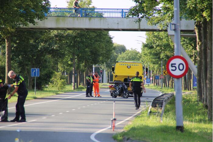 Motorrijder komt om het leven bij verkeersongeval