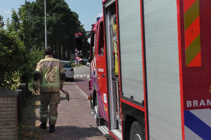 Gaslekkage ontstaan naast woning