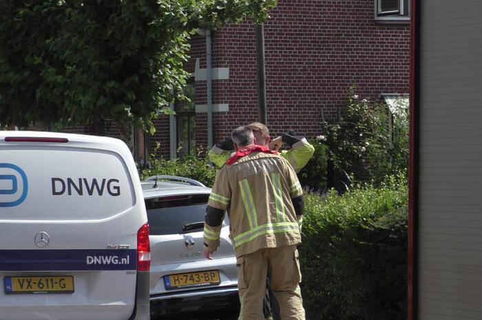Gaslekkage ontstaan naast woning
