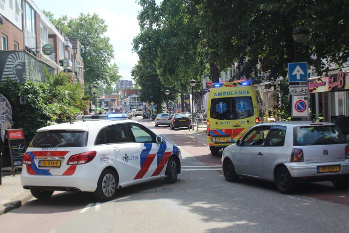 Fietser in botsing met auto