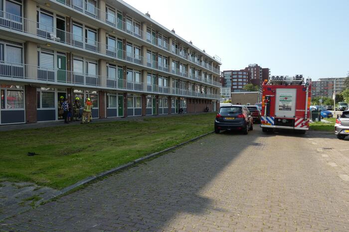 Brandweer doet onderzoek naar gaslucht