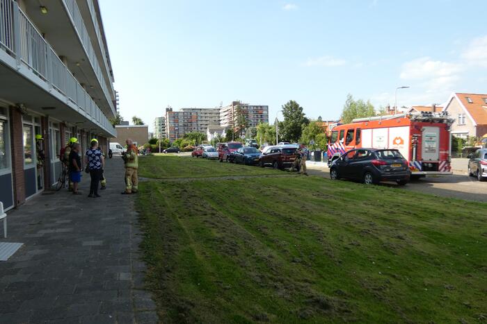 Brandweer doet onderzoek naar gaslucht