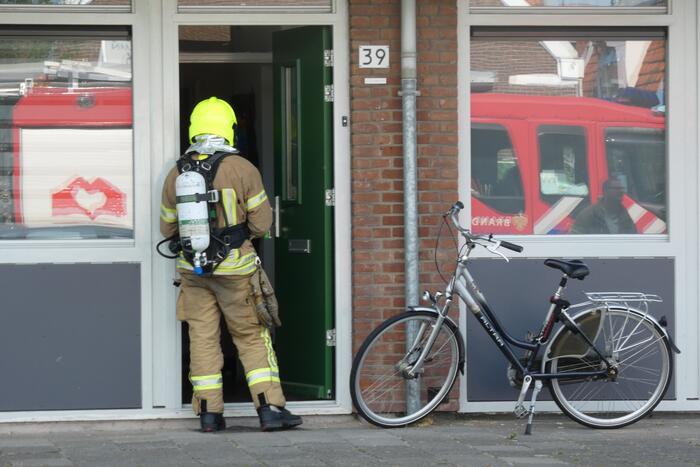 Brandweer doet onderzoek naar gaslucht