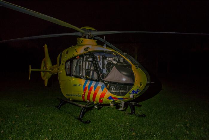 Scooterrijder ernstig gewond bij ongeval