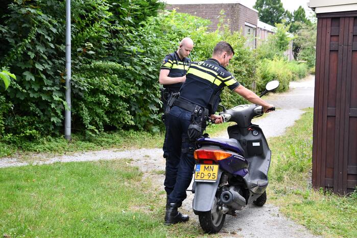 Gestolen brommer aangetroffen