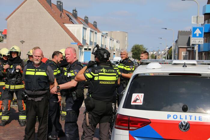 Appartementencomplex ontruimd na dreiging door bewoner