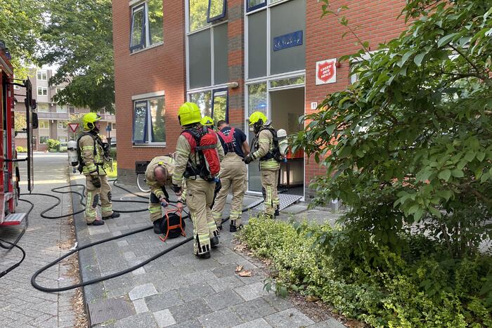 Pan met olie zorgt voor brand in keuken