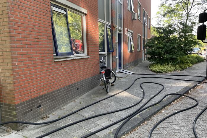 Pan met olie zorgt voor brand in keuken