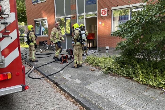 Pan met olie zorgt voor brand in keuken