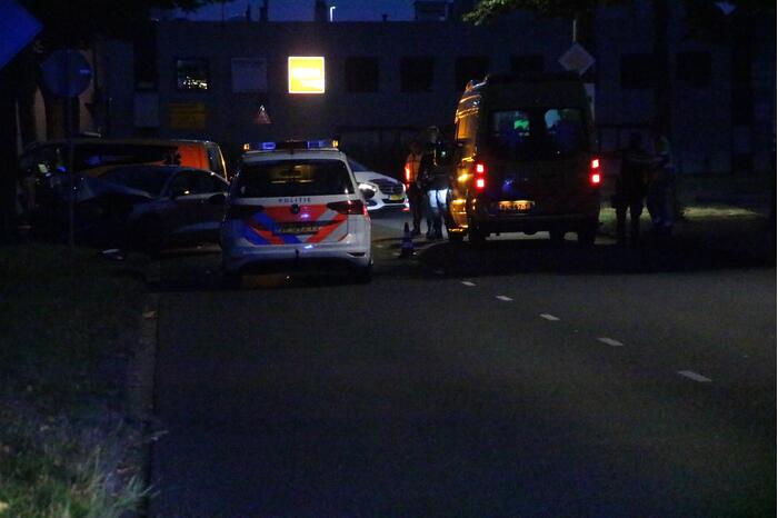 Auto in de kreukels bij eenzijdige aanrijding