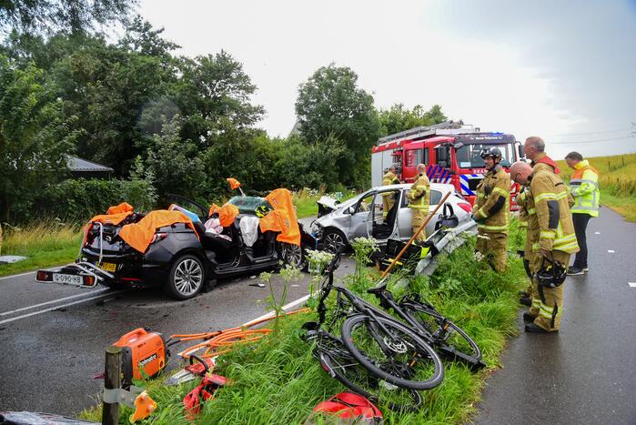 Meerdere gewonden bij zwaar verkeersongeval