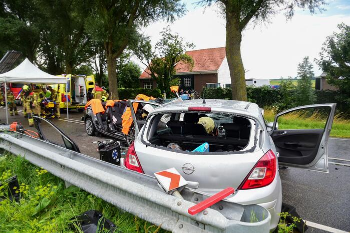 Meerdere gewonden bij zwaar verkeersongeval