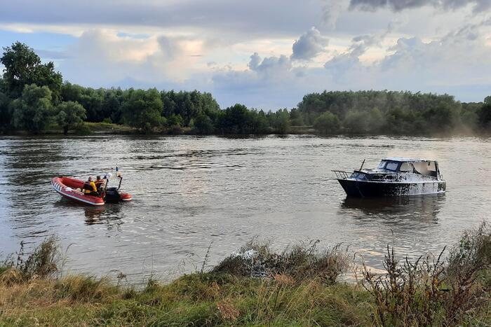 Hevige brand op motorjacht