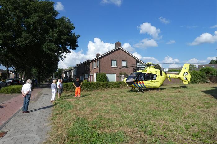 Veel bekijks bij inzet traumahelikopter