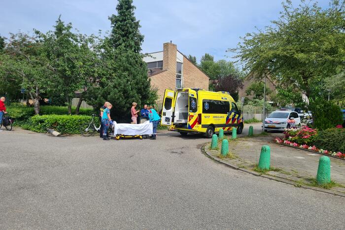 Fietser gewond na uitwijkmanoeuvre
