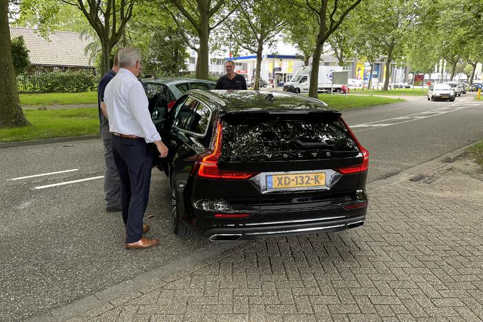 Proefrit eindigt in aanrijding