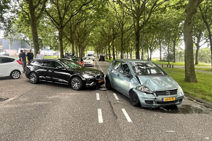 Proefrit eindigt in aanrijding