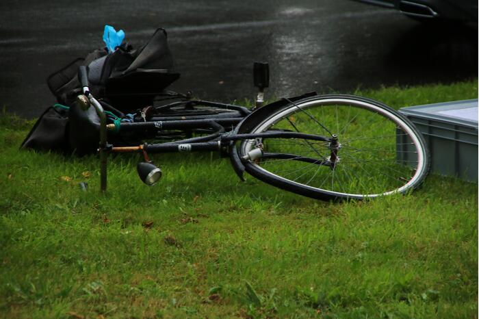 Fietser gewond bij aanrijding met auto