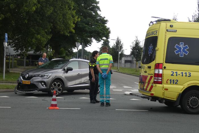 Scooterrijder gewond na ongeval met auto