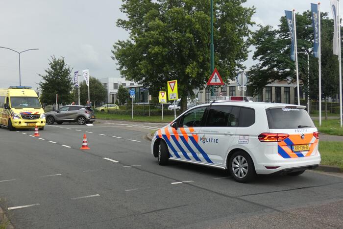 Scooterrijder gewond na ongeval met auto